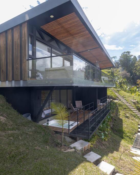 Sky House Cabana Guatape La Pradera  Eksteriør bilde